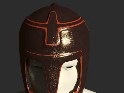 Ancient Warrior Helmet 2 Free low-poly 3D model