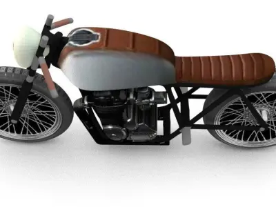 Simplified Bike Free 3D model
