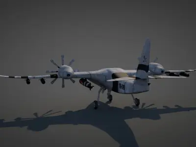 Anka  Attack Drone 3D model