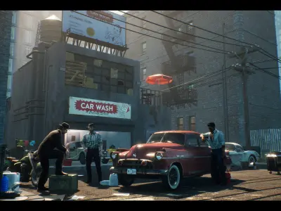 1900s Environments Mega Bundle Prop Packs 5 Environments Low-poly 3D model