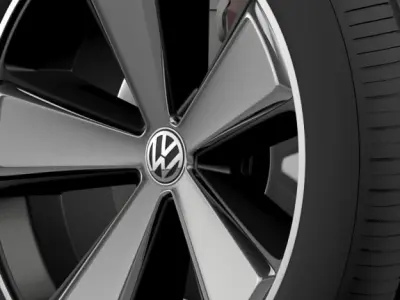 E Bugster Concept 2012 wheel 3D model