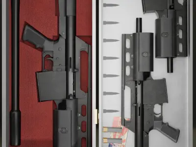 AS-1 Shotgun Free low-poly 3D model