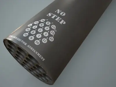 Missile Launcher M-261 Low-poly 3D model