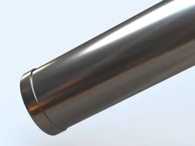 HILTI M17 Bolt with Nut and Washer 3D model