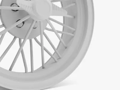 Texan Wire Wheel 3D model