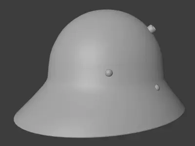 M30 and M32 Helmet Low-poly 3D model