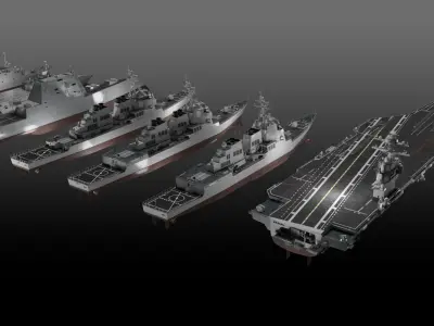 US Navy 3D Model Collection