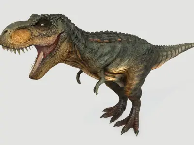 Tyrannosaurus Low-poly 3D model