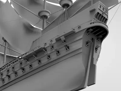 Adler von Lubeck Ship-Boat 3D model