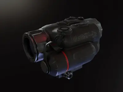 SkeetIR x Thermal Optic Low-poly 3D model