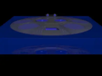 Triphibious Ground Effect Submarine Vehicle - Concept 3D model