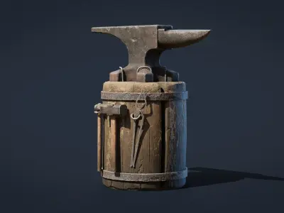 Anvil GameReady 3D model