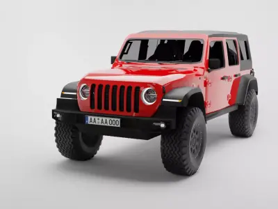 Jeep Wrangler Rubicon JL 3D model