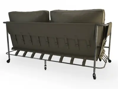 Darwin Military Sofa Segarra 3D 3D model
