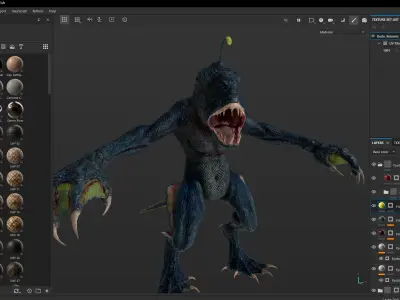 AnglerFish Low-poly 3D model