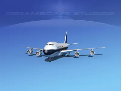 Boeing 747-100 Sabena 3D model