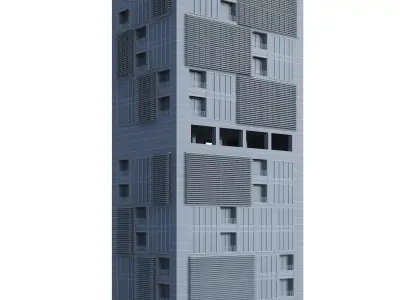 Apartment Building 05 3D model