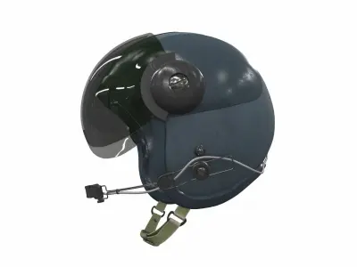 Pilot helmet ja-1 3D model