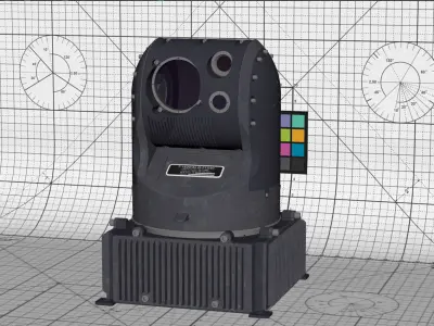 atircm infrared counter measure system 3D model