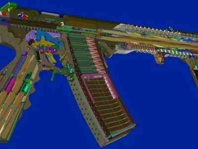 concept design custom 300 blackout blk aac 762x35mm braz in p... Free 3D model