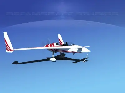 Rutan Long-EZ V06 3D model
