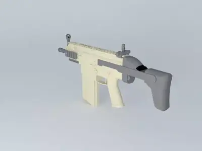 FN SCAR H PDW Free 3D model