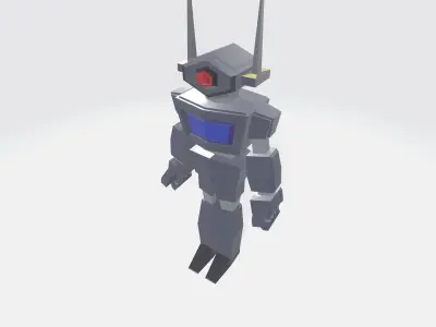 Ai Robot for game Free low-poly 3D model