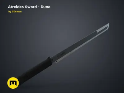 Atreides Sword 3 - Dune 3D print model