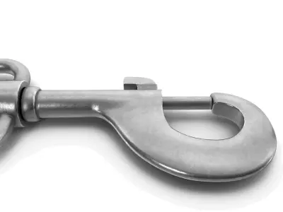 Carabiner metal latch 3D model