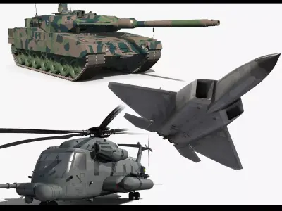 Nato War Beasts - 3d animated models 3D model