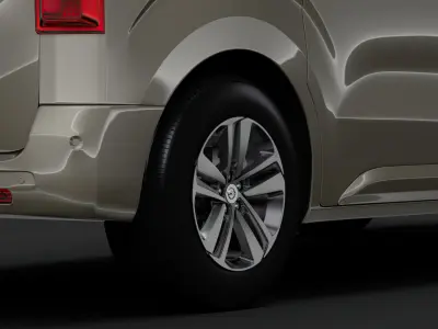 Opel Zafira Life 2019 wheel 3D model