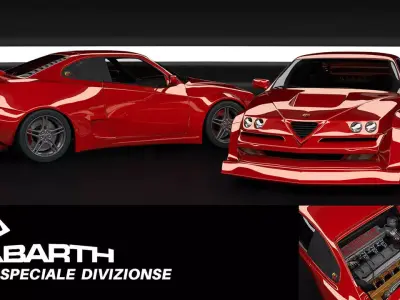 ALFA ROMEO GTV LUSSO Free 3D Model Free low-poly 3D model