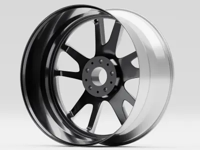 Mercedes E53 85544MB Rim 3D model