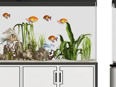 New style fish Chinese tank 3D model