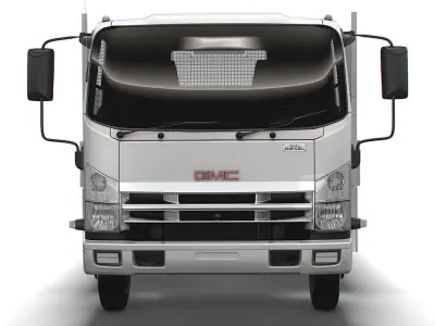 GMC W3500 Rigid body truck 2021 3D model