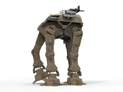 Concept walker for zombie apocalypses 3D model