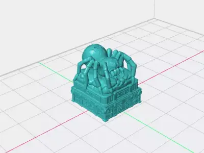 Spider Queen Keycap 3D Model for Mechanical Keyboards 3D print model