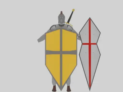 Medival Armor Set Free low-poly 3D model