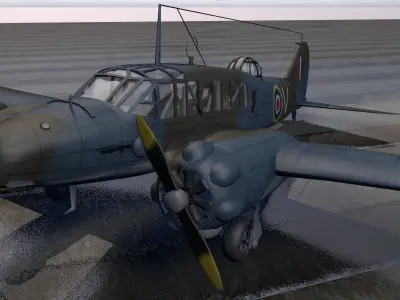 Avro Anson Mk-1 3D model