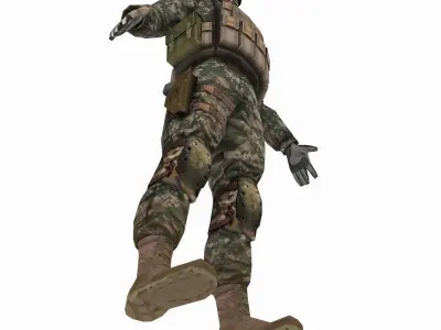 US Army Marine Desert 3D model