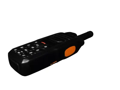 Rugged TwoWay Radio Communication Device Low-poly 3D model