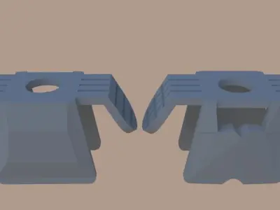 lego samurai armor Free 3D model