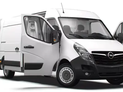 Opel Movano Van L3H2 HQ Interior 2021 3D model