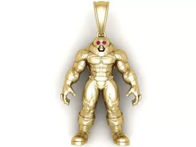 Robot pendant  3D printable model   3D print model