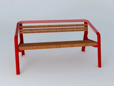 Gardenutcaipad bench Free 3D model