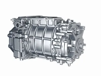 Electric Vehicle Motor 1 3D model