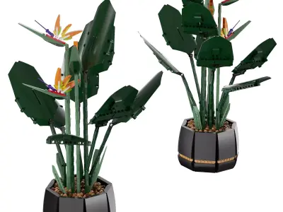 Lego - 10289 Bird of Paradise 3D model