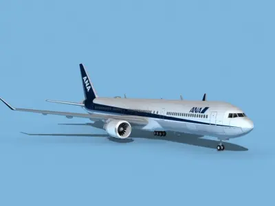 Boeing 767-400 ANA 3D model