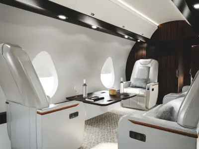 Luxury Private Jet Interior 3D model