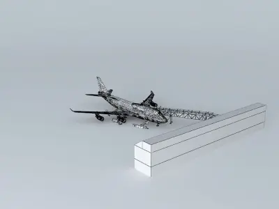British Airways 747-400 Free 3D model